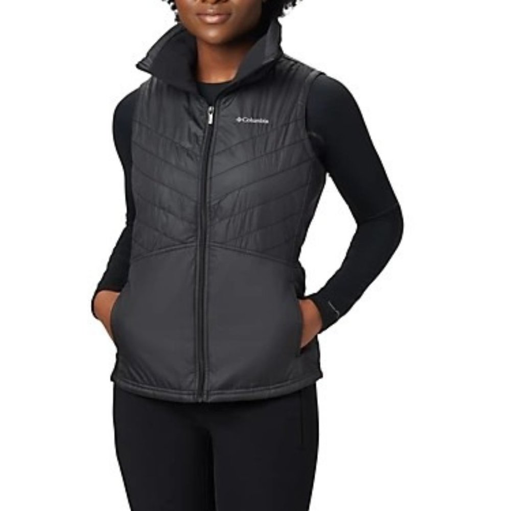 Columbia Women's Mix It Around ii Vest, Black, L Brand New!